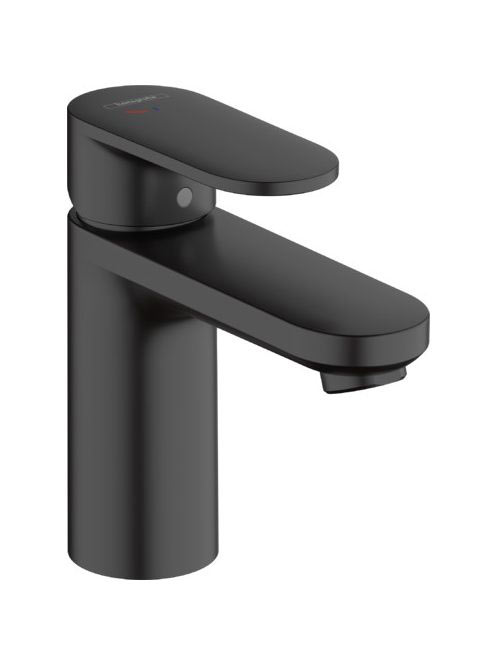 Hansgrohe Vernis Blend Egykaros mosdócsaptelep 100, Coolstart, automata lefolyógarnitúrával matt fekete 71585670