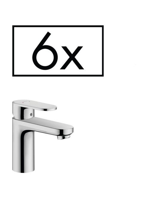 Hansgrohe Vernis Blend egykaros mosdócsaptelep 100, automata lefolyógarnitúrával, projekt csomag (6db csaptelep) króm 71588000