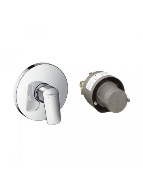 Hansgrohe Logis kádcsaptelep színkészlet és alaptest, króm 71666000