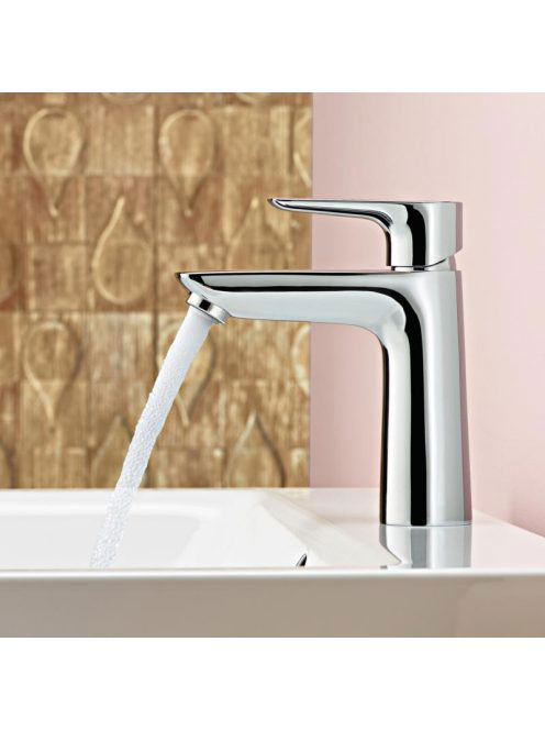 Hansgrohe Talis E 110 mosdócsaptelep push-open lefolyógarnitúrával, króm 71711000