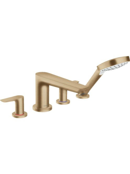Hansgrohe Talis E 4-lyukú szálcsiszolt bronz kádcsaptelep 71748140