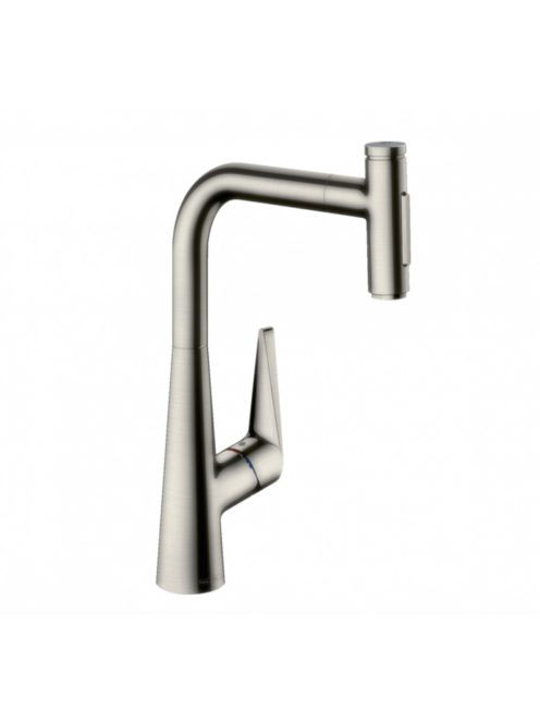 Hansgrohe Talis Select M51 konyhai csaptelep, kihúzható kifolyóval, rozsdamentes acél 72823800