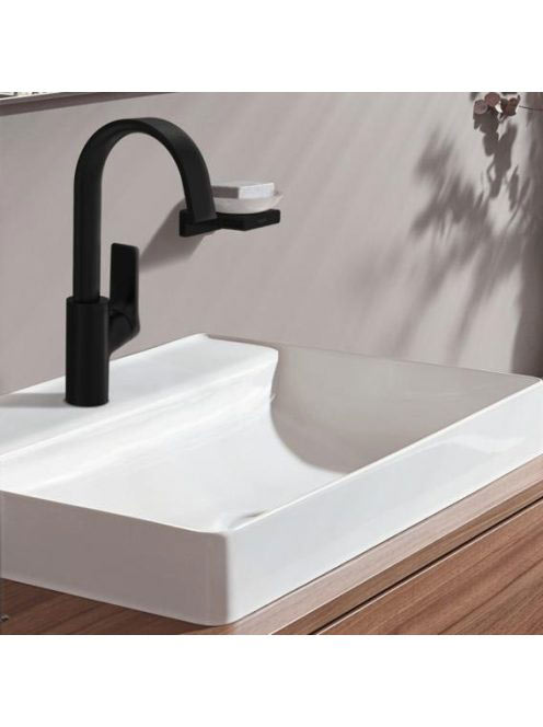 Hansgrohe Vivenis mosdócsaptelep 120, elforgatható kifolyóval, matt fekete 75032670