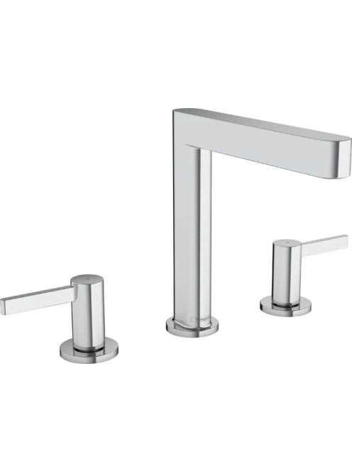 Hansgrohe Finoris 3 lyukú mosdócsaptelep 160, push-open lefolyógarnitúrával króm 76034000