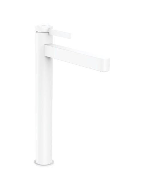 Hansgrohe Finoris egykaros mosdócsaptelep 260, mosdótálakhoz, push-open lefolyógarnitúrával matt fehér 76070700