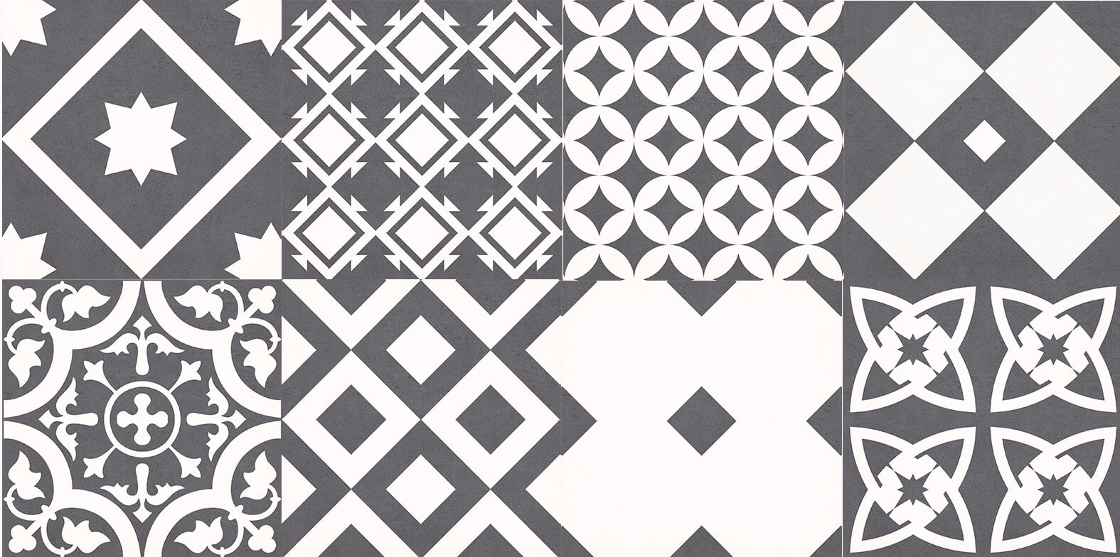 Ecoceramic mozaik Ecoceramic Great Mosaico Great Negro mozaik