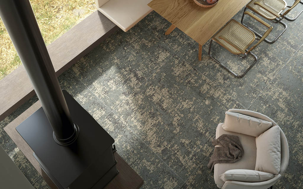 Iris Ceramica Théké Trame Decori Kőhatású járólap