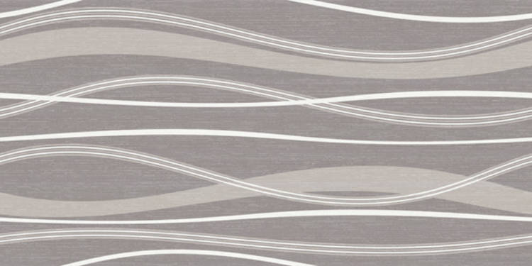 Kanjiza dekorcsempe Kanjiza Waves graphite dekorcsempe