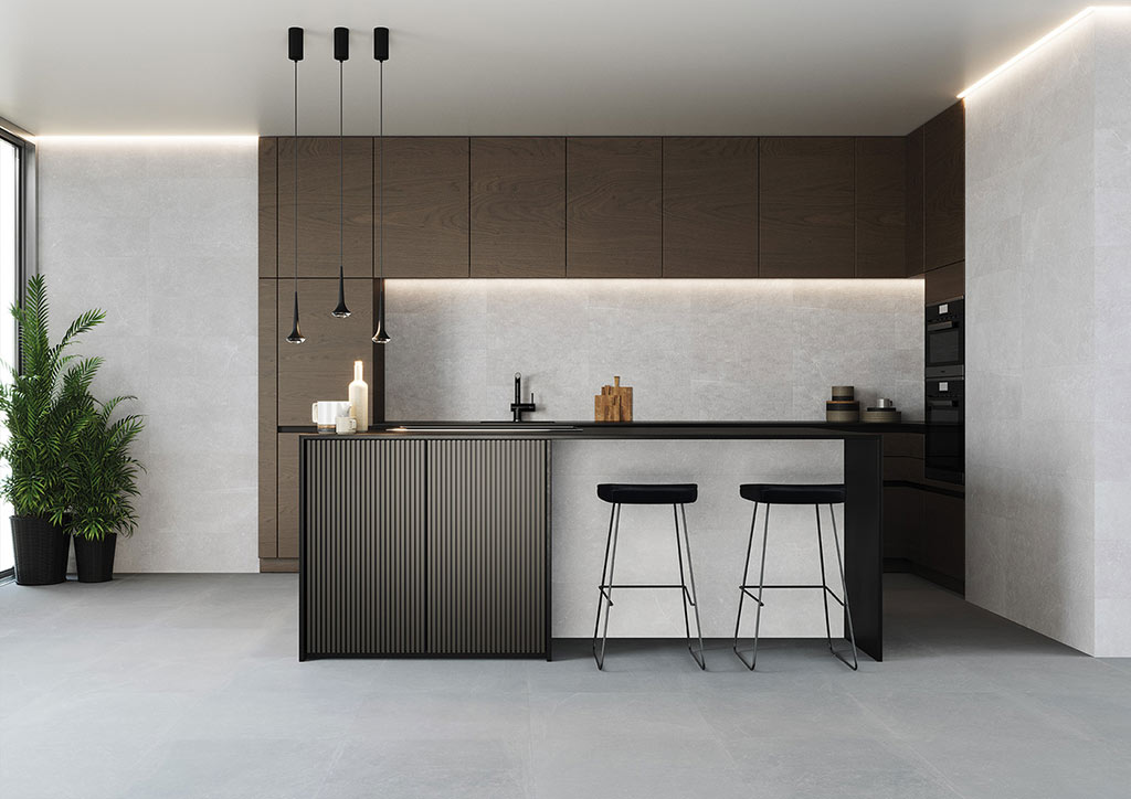 Keraben Bleuemix Konyhai burkolólap | Csempék és Padlólapok