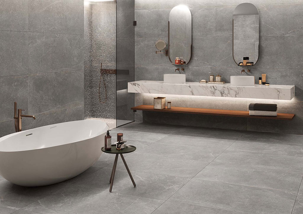 Keraben Bleuemix Modern fürdőszoba | Csempék és Járólapok