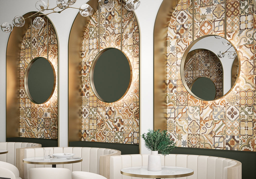 Keraben Hidraulicwood Falburkolat | Csempék és Járólapok