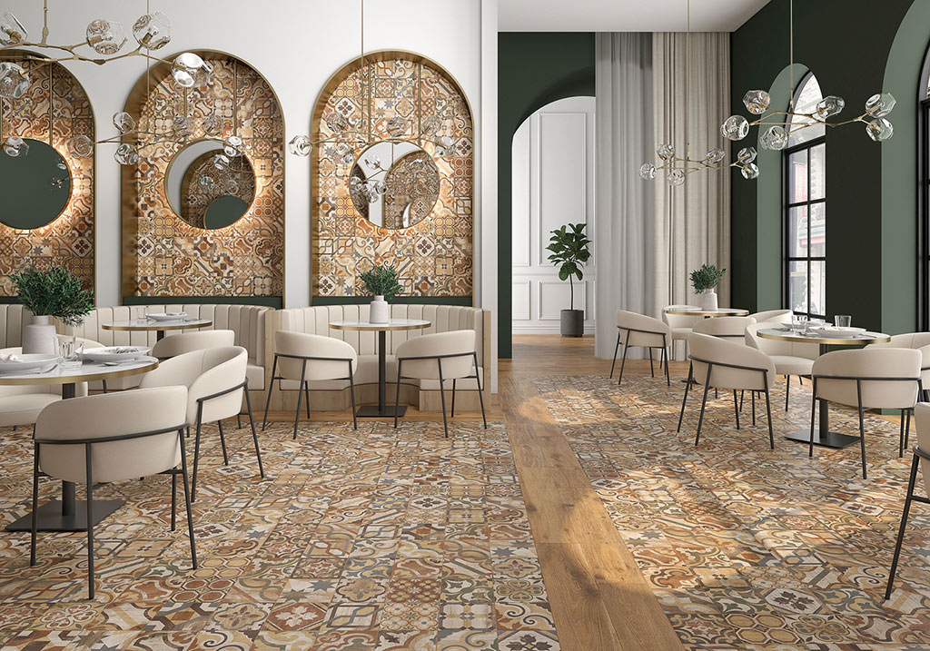 Keraben Hidraulicwood Fahatású járólap | Csempék és Járólapok