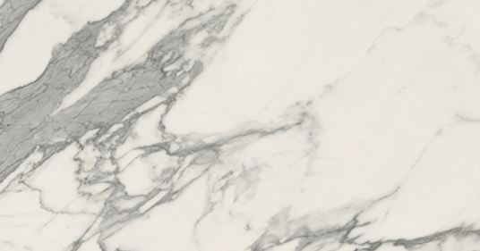 Kerlite Slimtech Synestesia Pure Statuario falicsempe és padlólap 120x278 cm