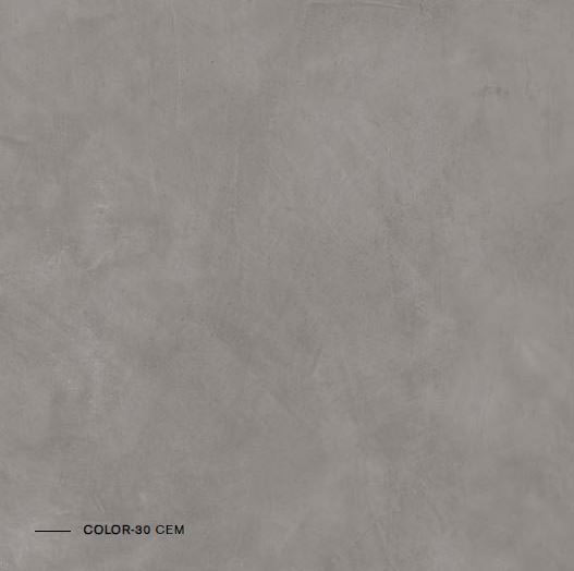 Kerlite Cement project Color-30 Cem falicsempe és padlólap 100x100 cm