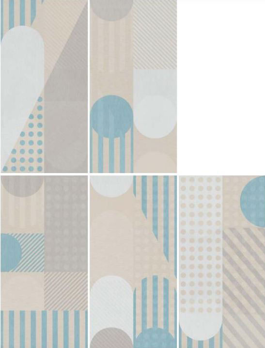 Kerlite Zero 3 Glam Shapes dekorcsempe 50x100 cm