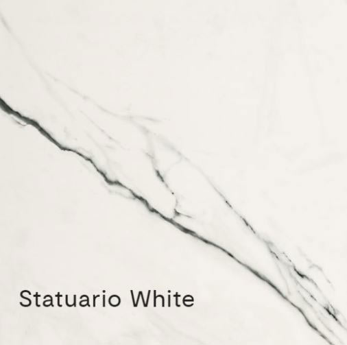 Kerlite Slimtech Timeless Marble Statuario White falicsempe és padlólap 100x100 cm
