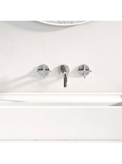 Kludi Nova Fonte Classic falra szerelhető mosdócsaptelep 180 mm kinyúlással króm 201440520