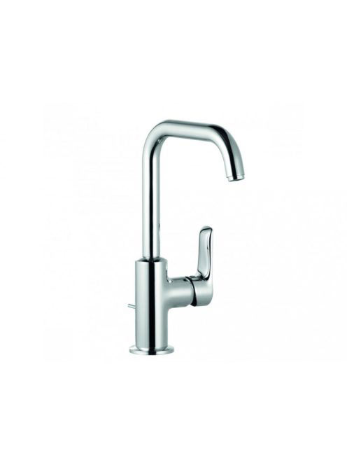 Kludi Pure&Solid egykaros mosdócsap elfordítható kifolyó, lefolyógarnitúrával 340250575