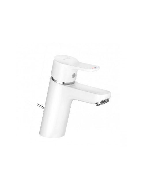 Kludi Pure&Easy 70 egykaros mosdócsaptelep automata lefolyógarnitúrával, fehér/króm 373829165