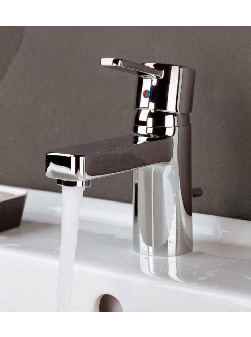 Kludi Zenta XL króm egykaros mosdócsap, lefolyó garnitúrával 382600575