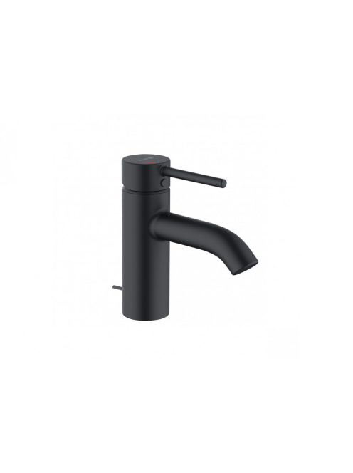 Kludi Bozz egykaros hidegindítású mosdócsaptelep ECO funkcióval és lefolyógarnitúrával, matt fekete 382633976