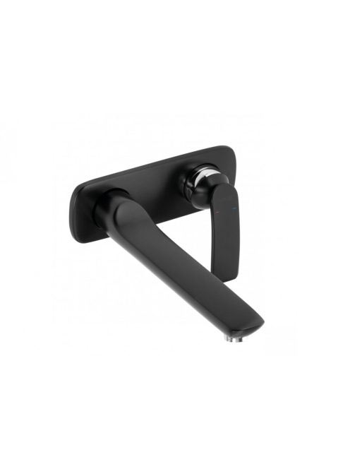 Kludi Balance egykaros falra szerelhető mosdócsap ECO funkcióval, matt fekete/króm 522478775