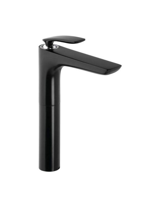 Kludi Balance egykaros matt fekete mosdócsaptelep, leeresztőszelep nélkül 522988775