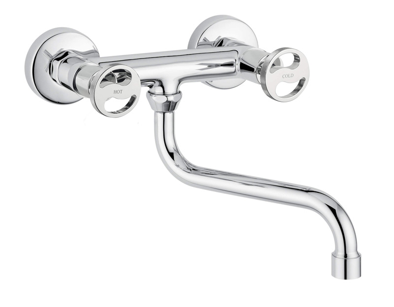 Bugnatese MILLENOVECINQUANTA 4552 - Fali mosogatócsaptelep leeresztő nélkül