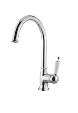 Bugnatese OXFORD6381 - Álló magas mosogatócsaptelep leeresztő nélkül