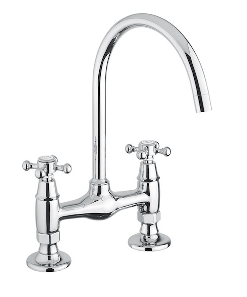 Bugnatese LADY 991 - Peremre szerelt 3 üléses mosogatócsaptelep