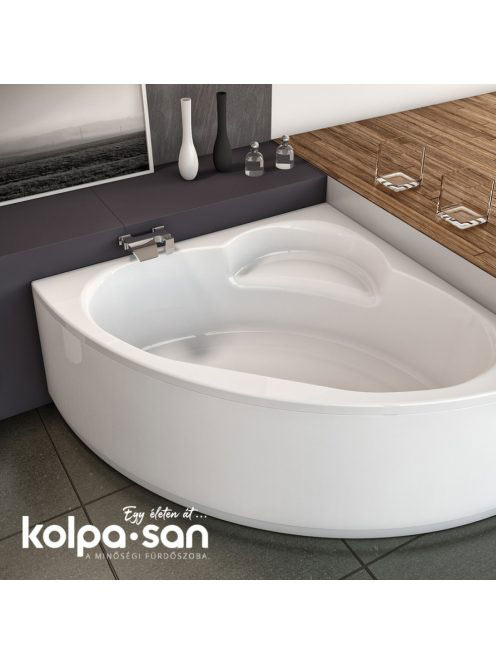 Kolpa San Royal beépíthető sarok kádtest 130x130 cm, fehér 705190