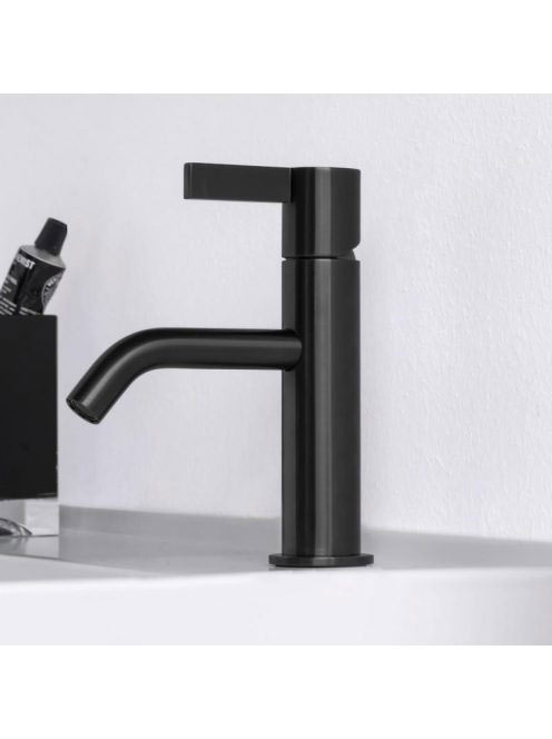 Laufen Kartell by Laufen álló egykaros mosdó csaptelep, matt titán fekete H3113310811001