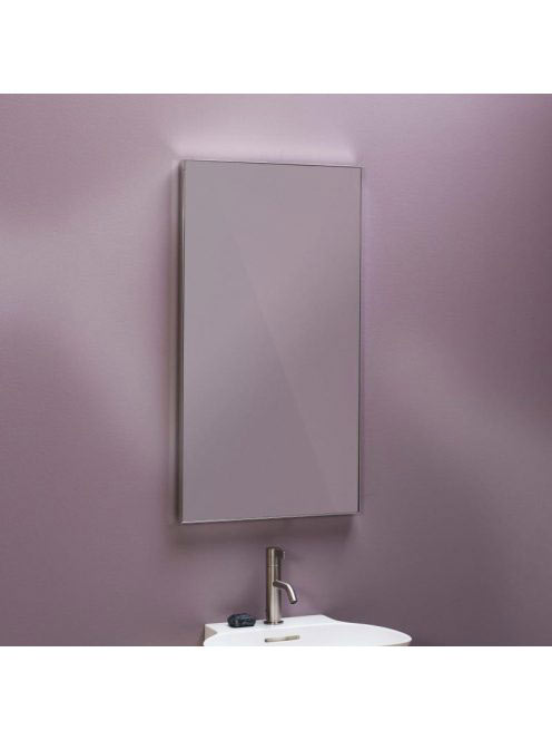 Laufen Frame 25 keretes tükör 55x82,5 cm, világítás nélkül, fényes alumínium H4474019001441