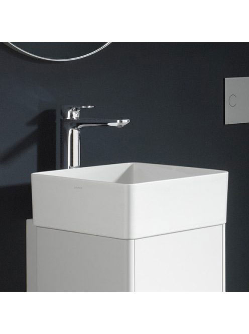 Laufen Living SaphirKeramik mosdótál 36x36 cm csaplyuk és túlfolyó nélkül, fehér H8114330001121