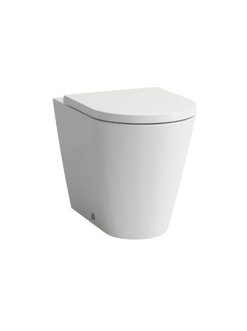 Laufen Kartell álló WC csésze öblítőperem nélkül, vario kifolyással, fehér LCC bevonattal H8233374000001