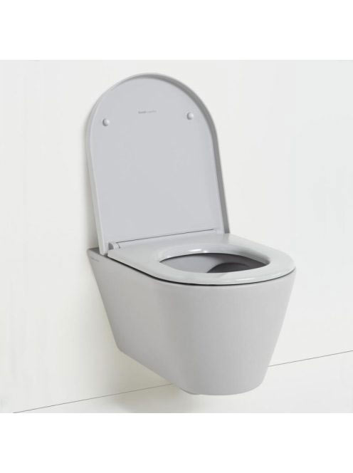 Laufen Kartell by Laufen álló WC csésze mélyöblítéssel, Rimless, matt szürke H8233377590001