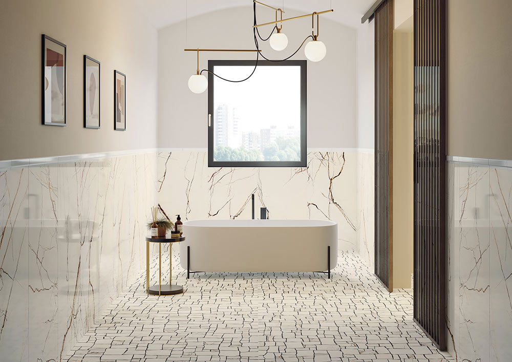 Settecento Ceramica Lichen Csempe és Padlólap