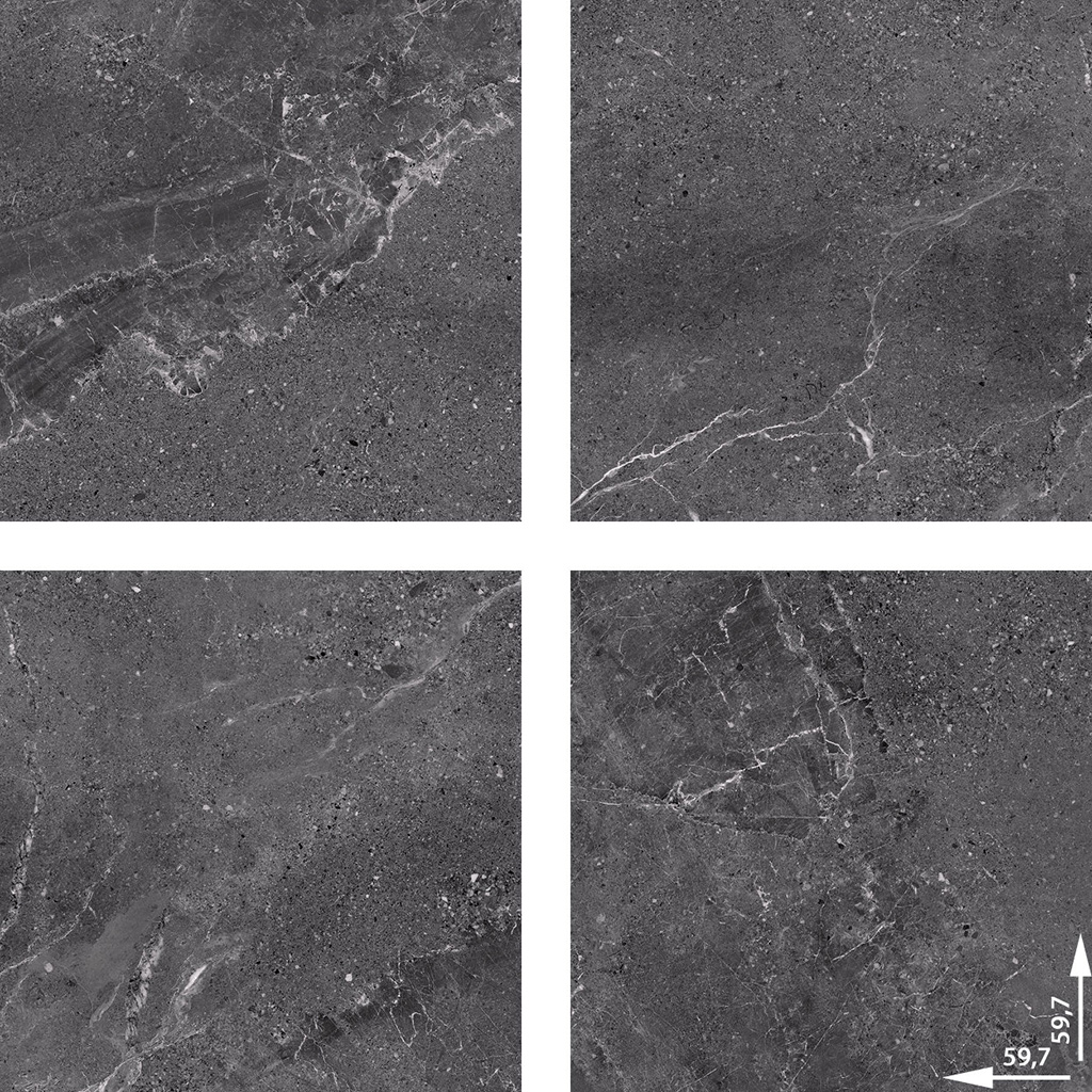 Ceramica Limone Estello Antracyt falburkolat 59,7x59,7 cm