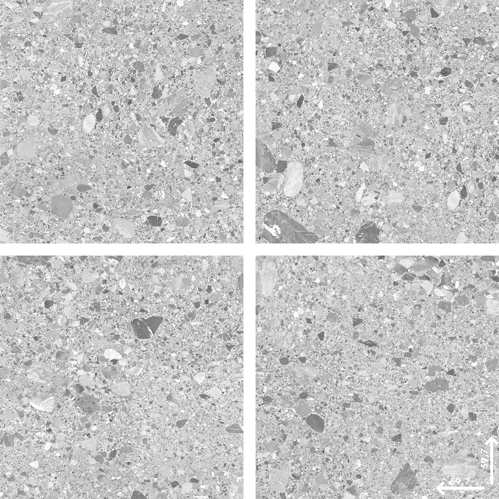 Ceramica Limone Monti Soft Grey padlólap és falburkolat 59,7x59,7 cm