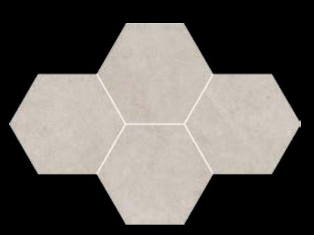 Ceramica Limone Qubus Hexagon Dark Grey mozaik 28,3x40,8 cm
