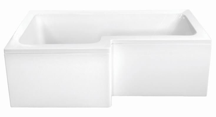 M-Acryl Linea Aszimmetrikus kád 150 x 70 x 85 cm