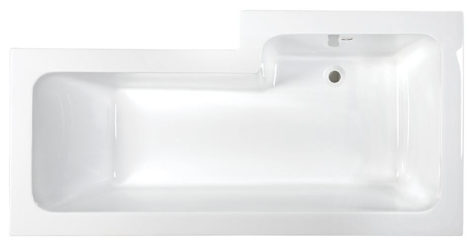 M-Acryl Linea Aszimmetrikus kád 160 x 70 cm
