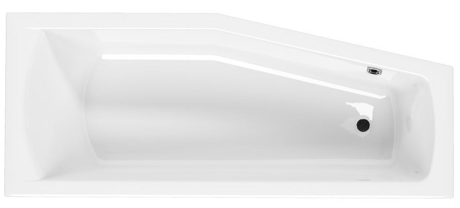 M-Acryl Praktika Aszimmetrikus kád 160 x 70 cm