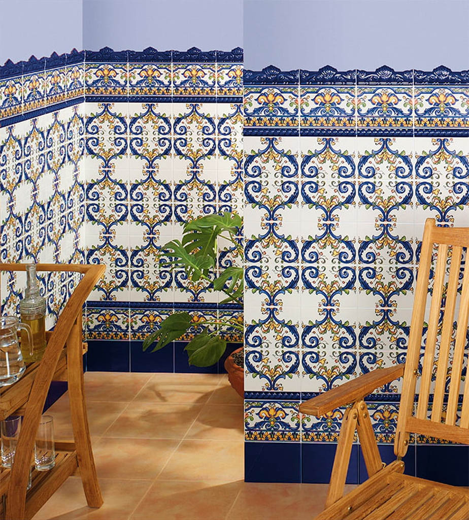 Mainzu Ceramica Al-Andalus Lucena Y Lusitania Csempe és Padlólap