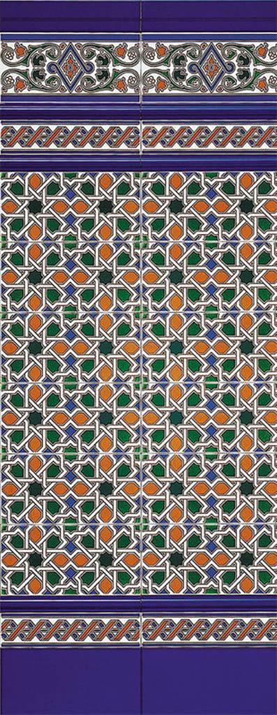 Mainzu Ceramica Arabesque Nerja Csempe és Padlólap