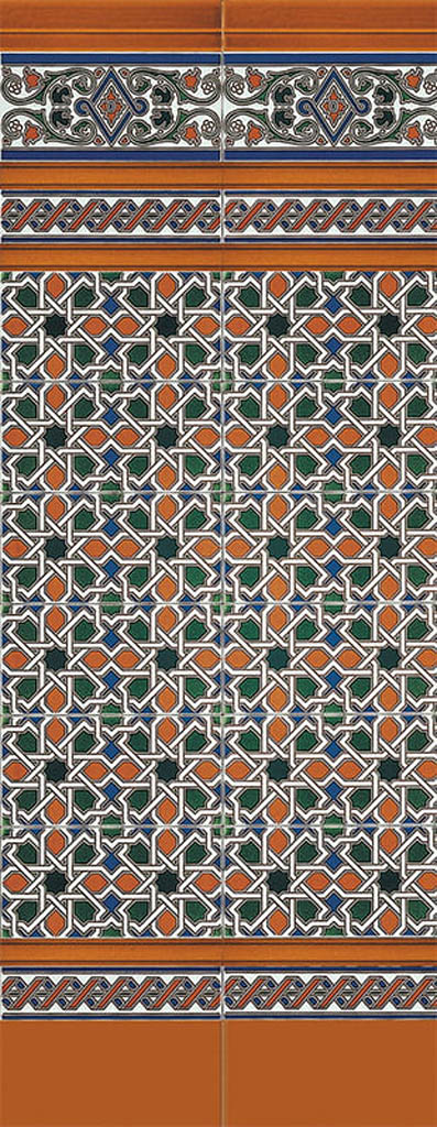 Mainzu Ceramica Arabesque Nerja Csempe és Padlólap
