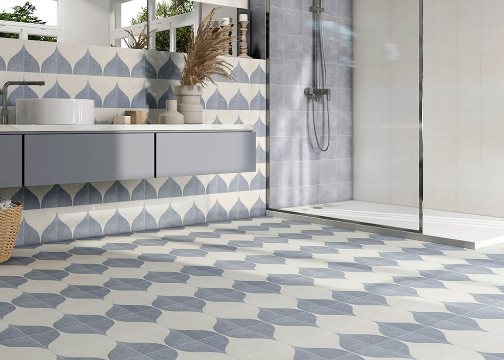 Mainzu Ceramica Blue Water Csempe és Padlólap