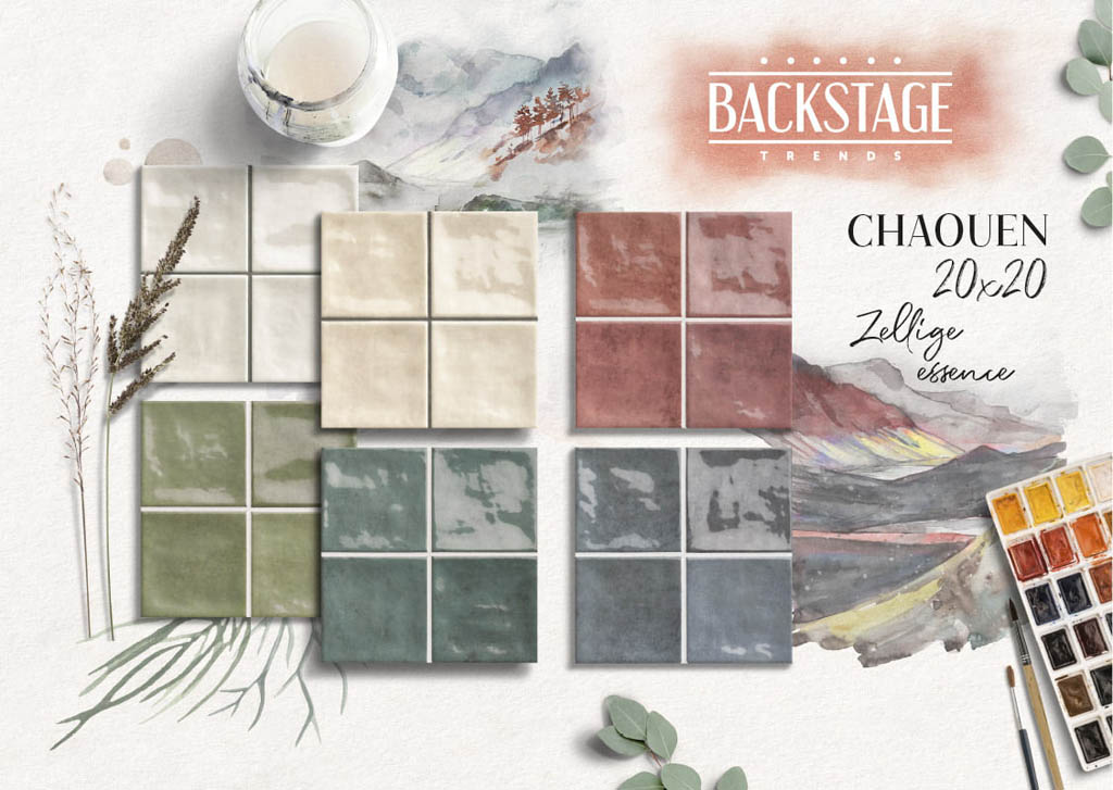 Mainzu Ceramica Chaouen Csempe és Padlólap