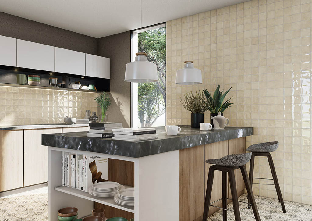 Mainzu Ceramica Chaouen Csempe és Padlólap