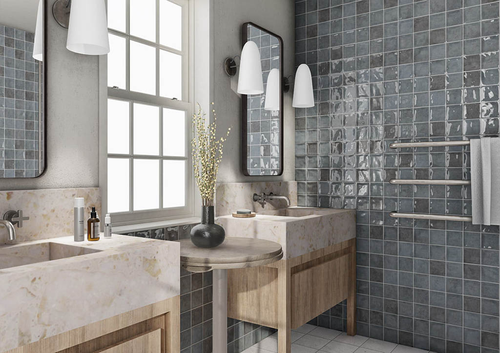 Mainzu Ceramica Chaouen Csempe és Padlólap